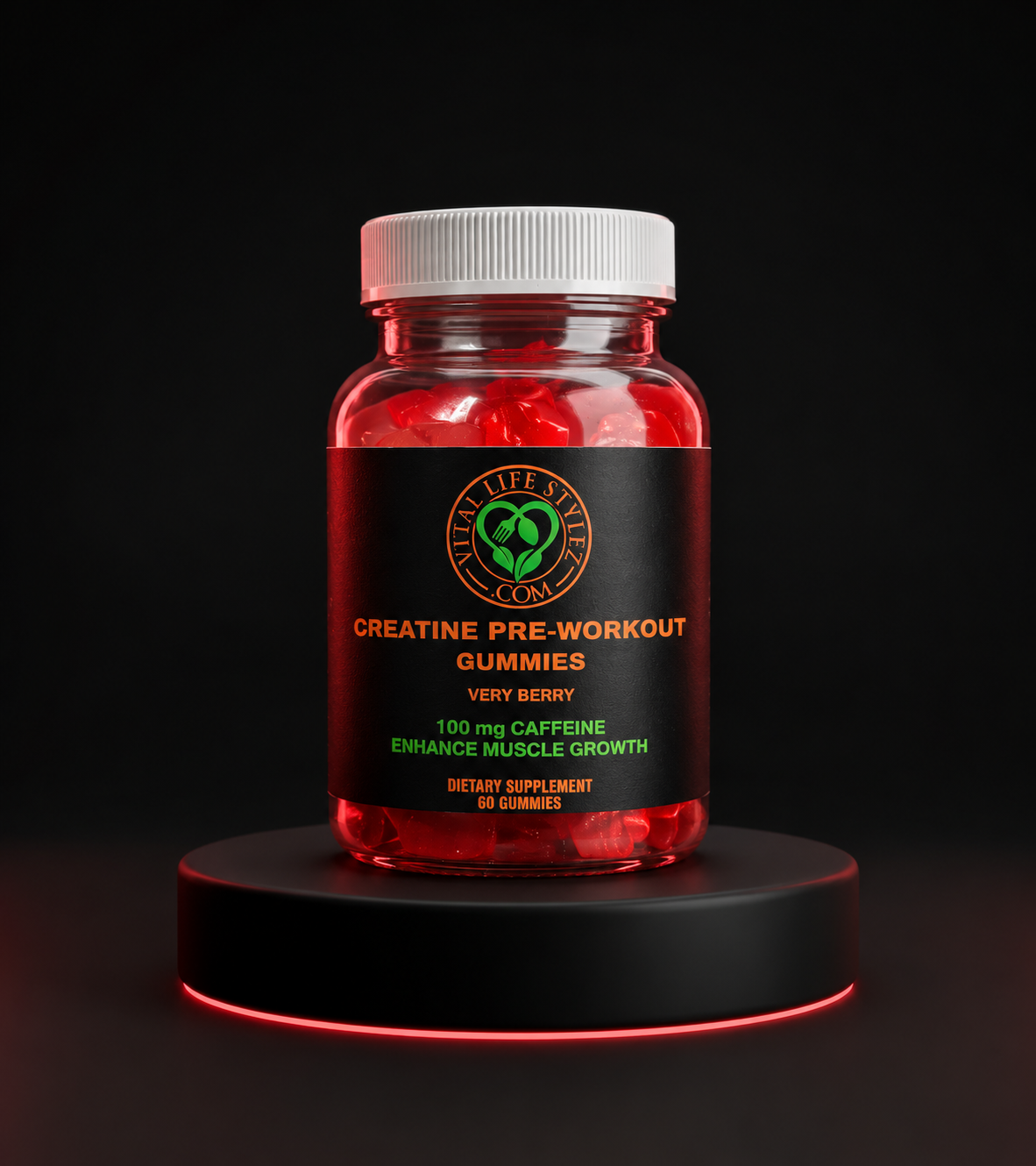 Creatine Pre - workout Gummies